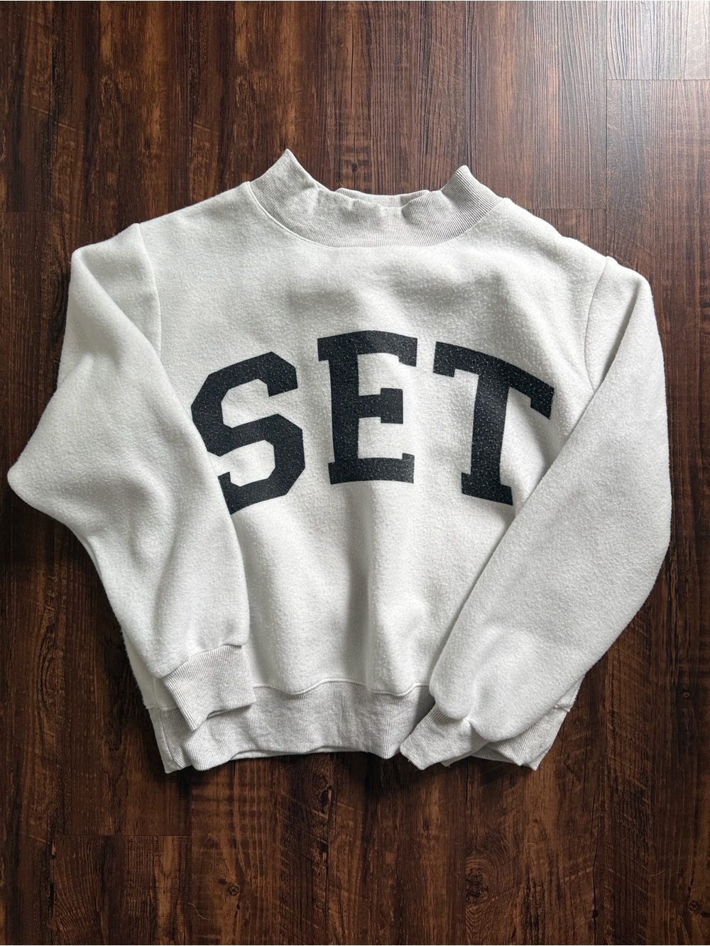 Parke Set Active Collab, Women’s Reversible Gray Sweatshirt- limited edition - Picture 2 of 2